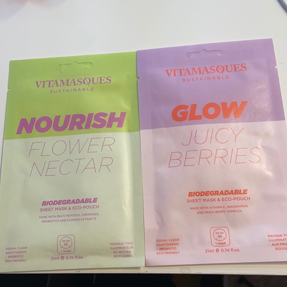 Bundle of two vitamasques masks
